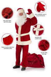 Cosy Christmas Santa Cotton Costume Set 6