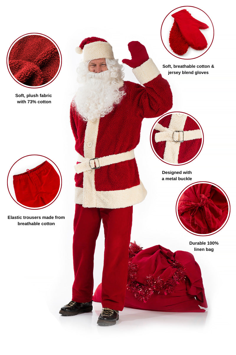 Cosy Christmas Santa Cotton Costume Set 6