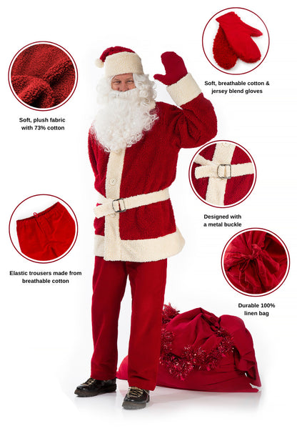 Cosy Christmas Santa Cotton Costume Set 6