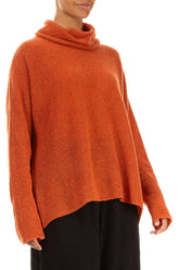 Cowl Neck Ember Wool Sweater 3