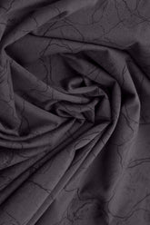 Cowl Neck Graphite Marble Cotton Dress 5