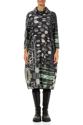 Cowl Neck Moonlight Cotton Dress 1