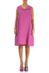 Cowl Neck Wild Berry Linen Midi Dress 1