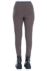 Forest Brown Cotton Leggings 2