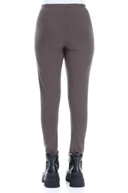 Forest Brown Cotton Leggings 2