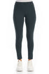 Cropped Graphite Cotton Leggings 1