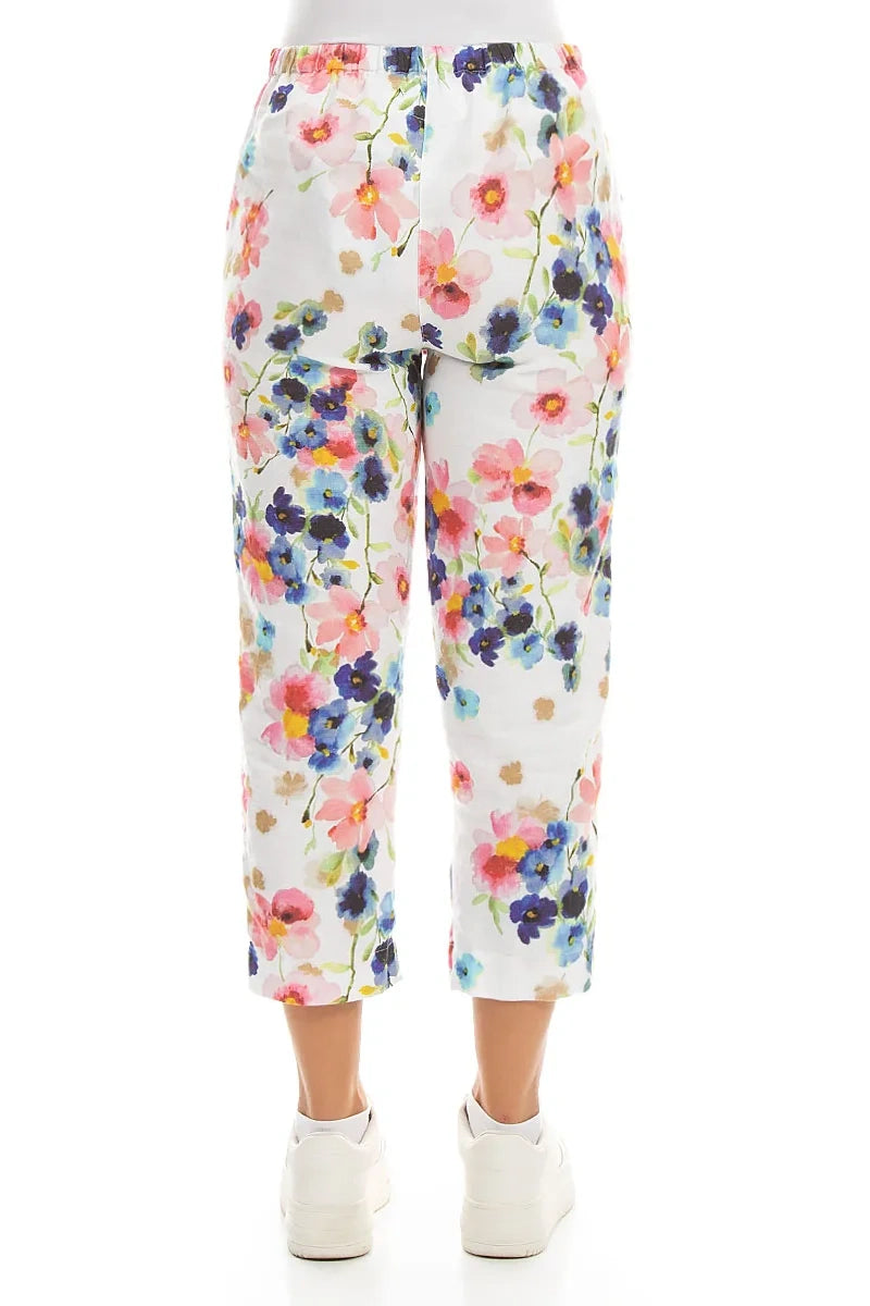 Cropped Primrose Linen Trousers 2