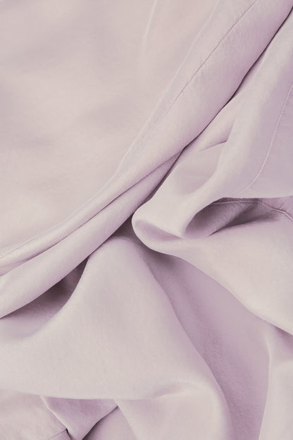 Cuff Sleeves Lilac Silk Bamboo Blouse 5