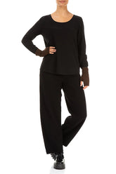 Dark Brown Soft Wool Arm Warmers 2