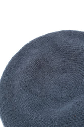 Slate Blue Knitted Wool Beret 5