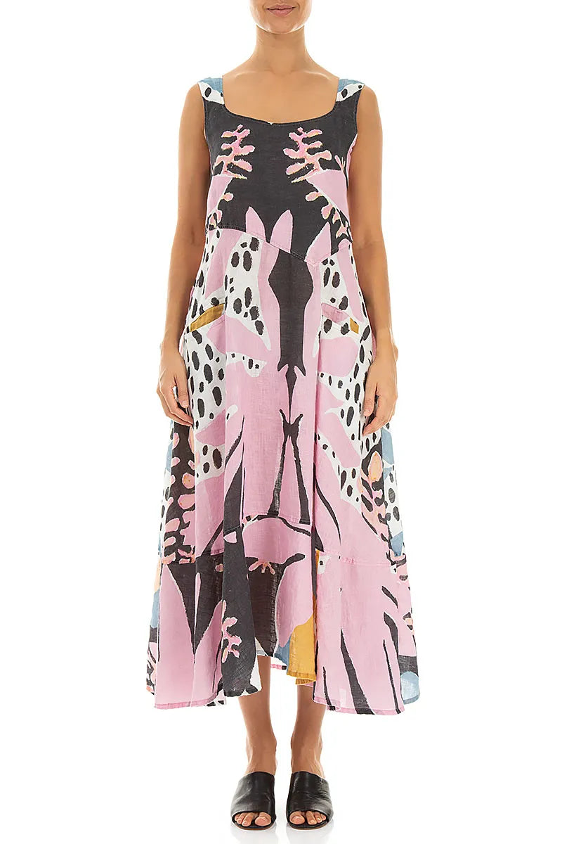 Desert Bloom Linen Dress