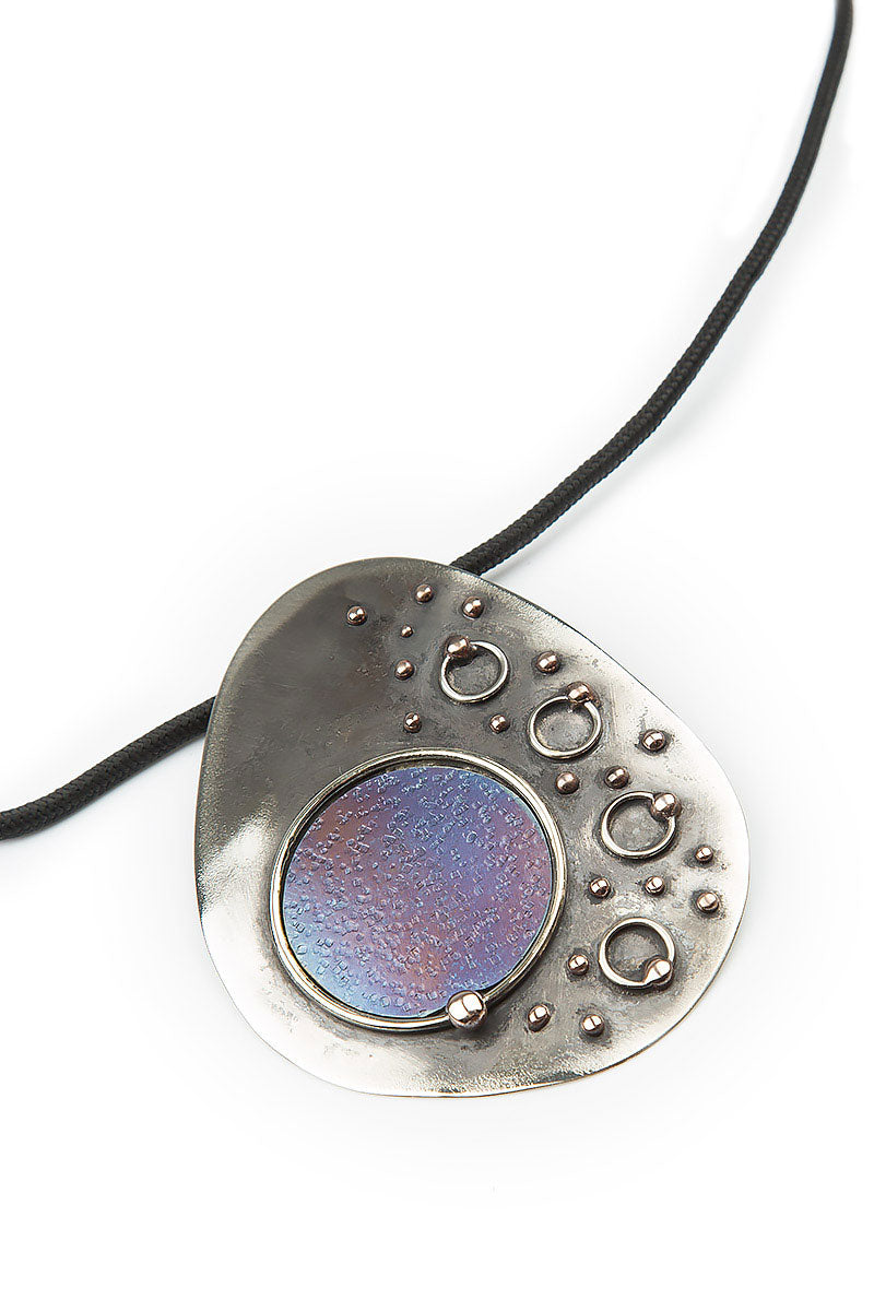 Dewdrop Dream Titanium Metal Pendant