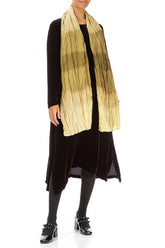 Honey Gold Ombré Pure Silk Scarf 2