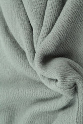 Distressed Hem Pistachio Wool Sweater 5