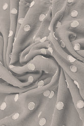 Dotty Beige Silk Scarf 4