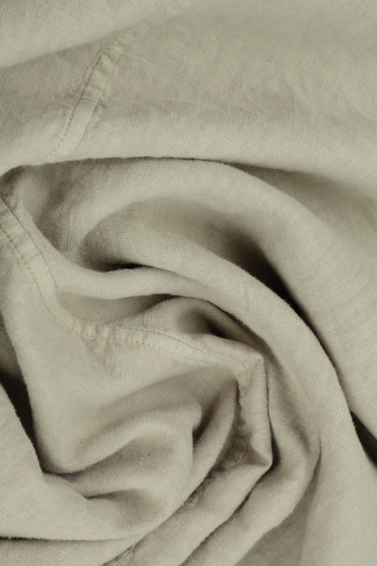 Drape Laurel Green Linen Dress 5