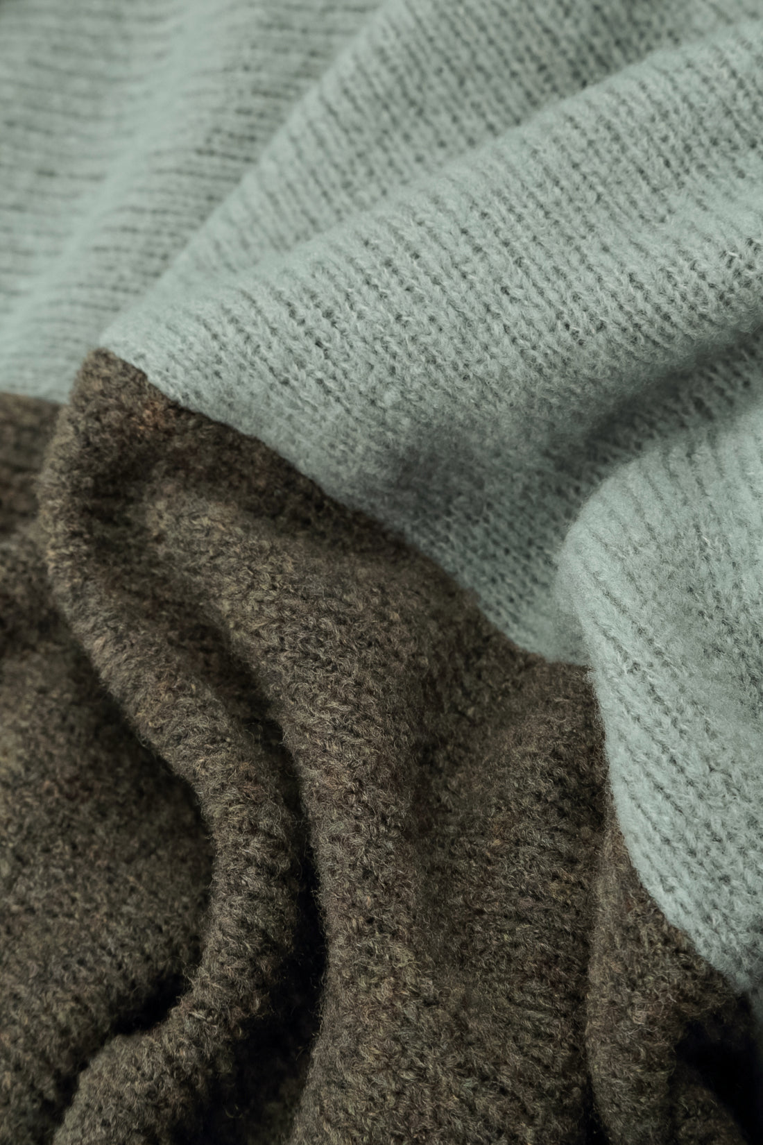 Dual Khaki &amp; Pistachio Wool Sweater 6