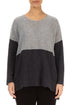 Dual Light & Dark Grey Wool Sweater 1