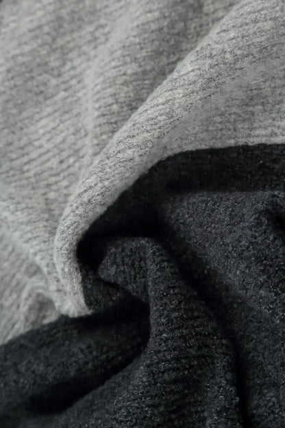 Dual Light &amp; Dark Grey Wool Sweater 5