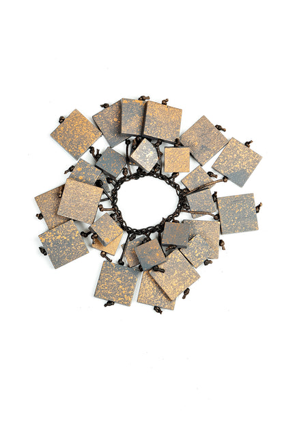 Earthline Holz-Quadratarmband