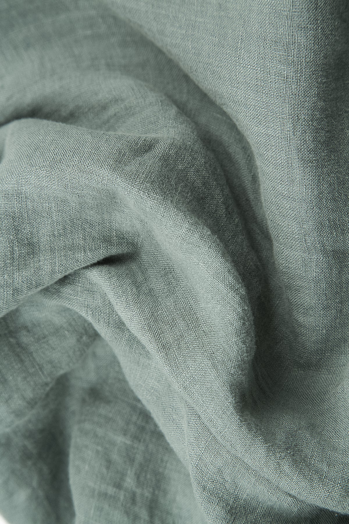 Elegant Buttoned Sage Linen Jacket 5