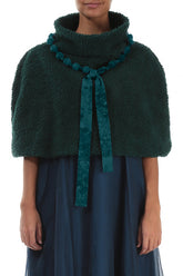 Emerald Alabaster Silk Cotton Bead Necklace 1