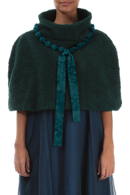 Emerald Alabaster Silk Cotton Bead Necklace 1