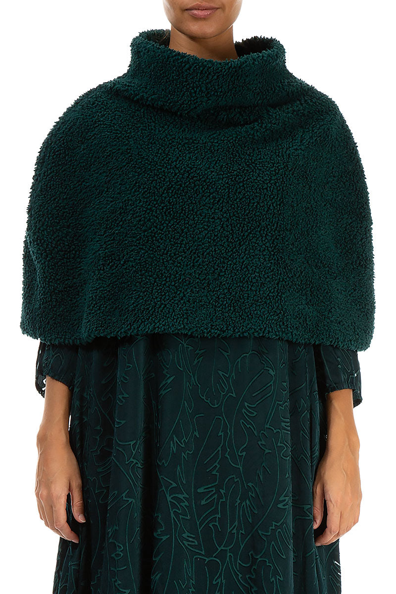 Emerald Teddy Cotton Poncho 2