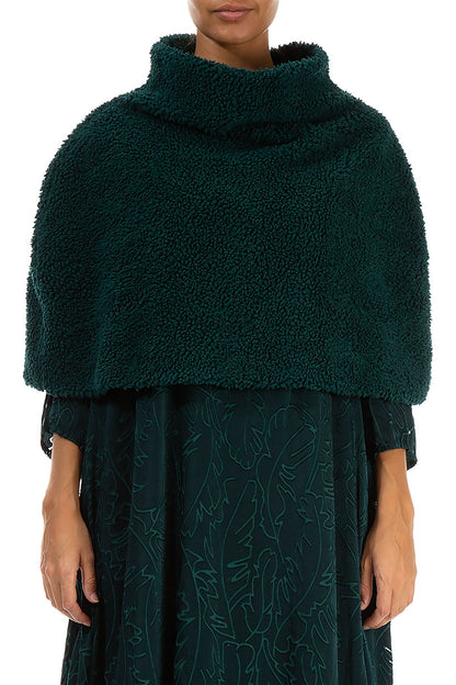 Emerald Teddy Cotton Poncho 2