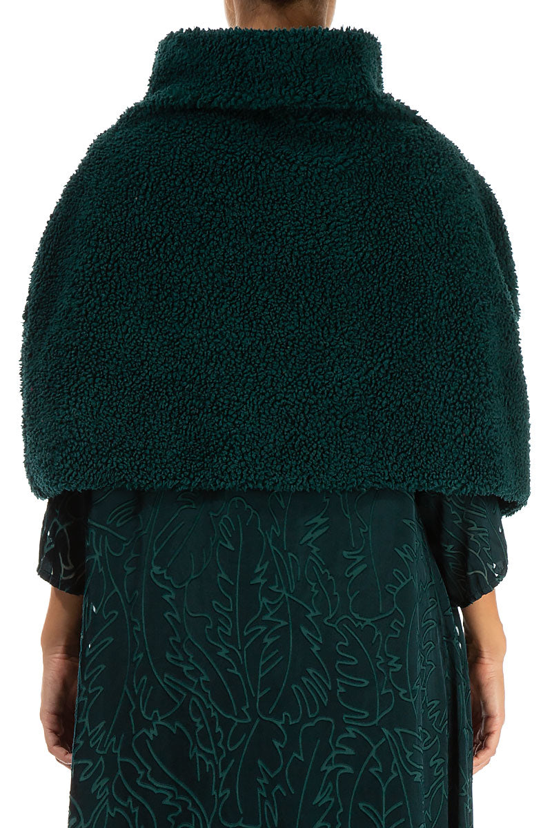 Emerald Teddy Cotton Poncho