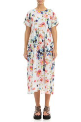 Empire Waist Primrose Linen Dress 1