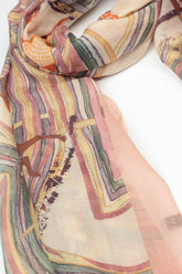 Equestrian Parade Cashmere Silk Scarf 5