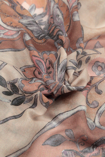 Ethereal Garden Cashmere Silk Scarf 6