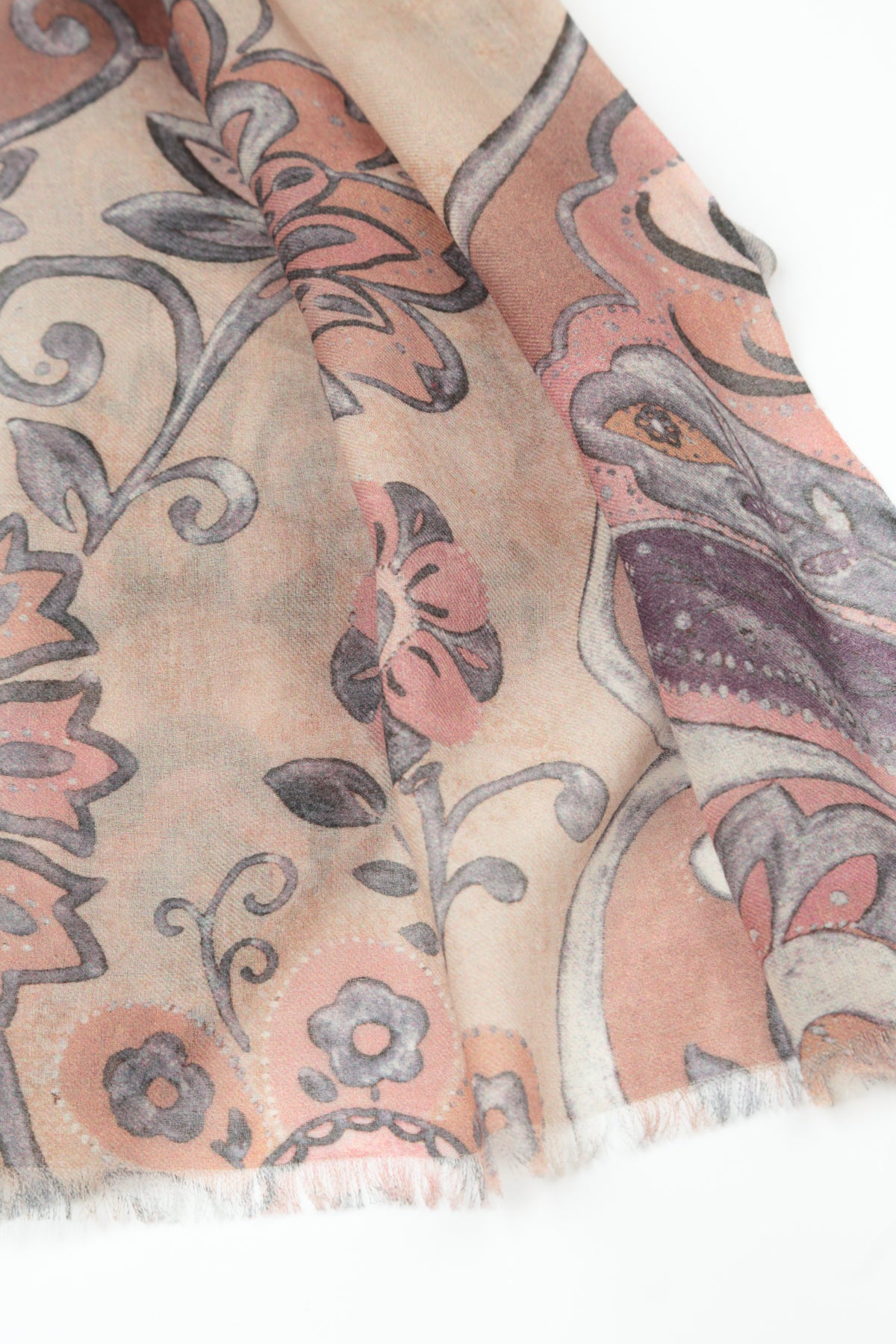 Ethereal Garden Cashmere Silk Scarf 8