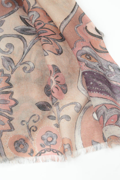 Ethereal Garden Cashmere Silk Scarf 8