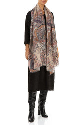 Ethereal Garden Cashmere Silk Scarf 3