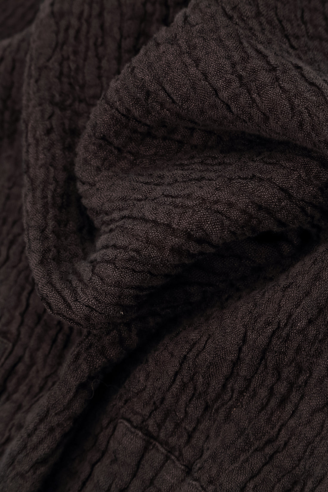 Flap Pocket Truffle Brown Textured Linen Jacket