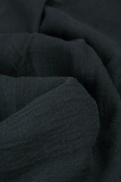 Flared Graphite Linen Dress 5