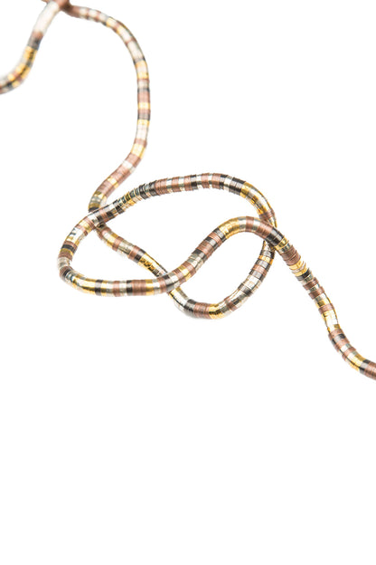 Flexible Multicolour Metal Necklace - Bracelet