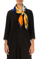 Flowers Blossom Silk Scarf 1