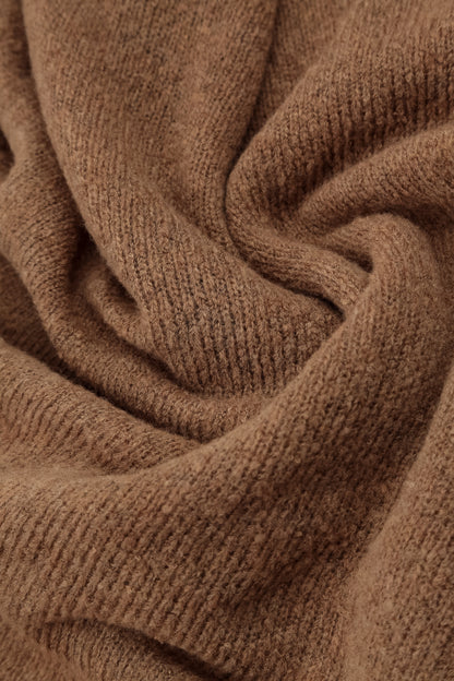 Flowers Caramel Wool Sweater 6
