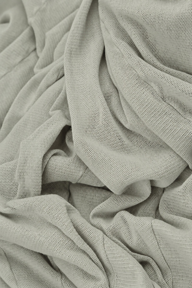 Flowing Olive Mesh Soft Cotton Dress 6