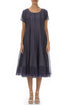 Flowy Amethyst Silk Chiffon Dress 1