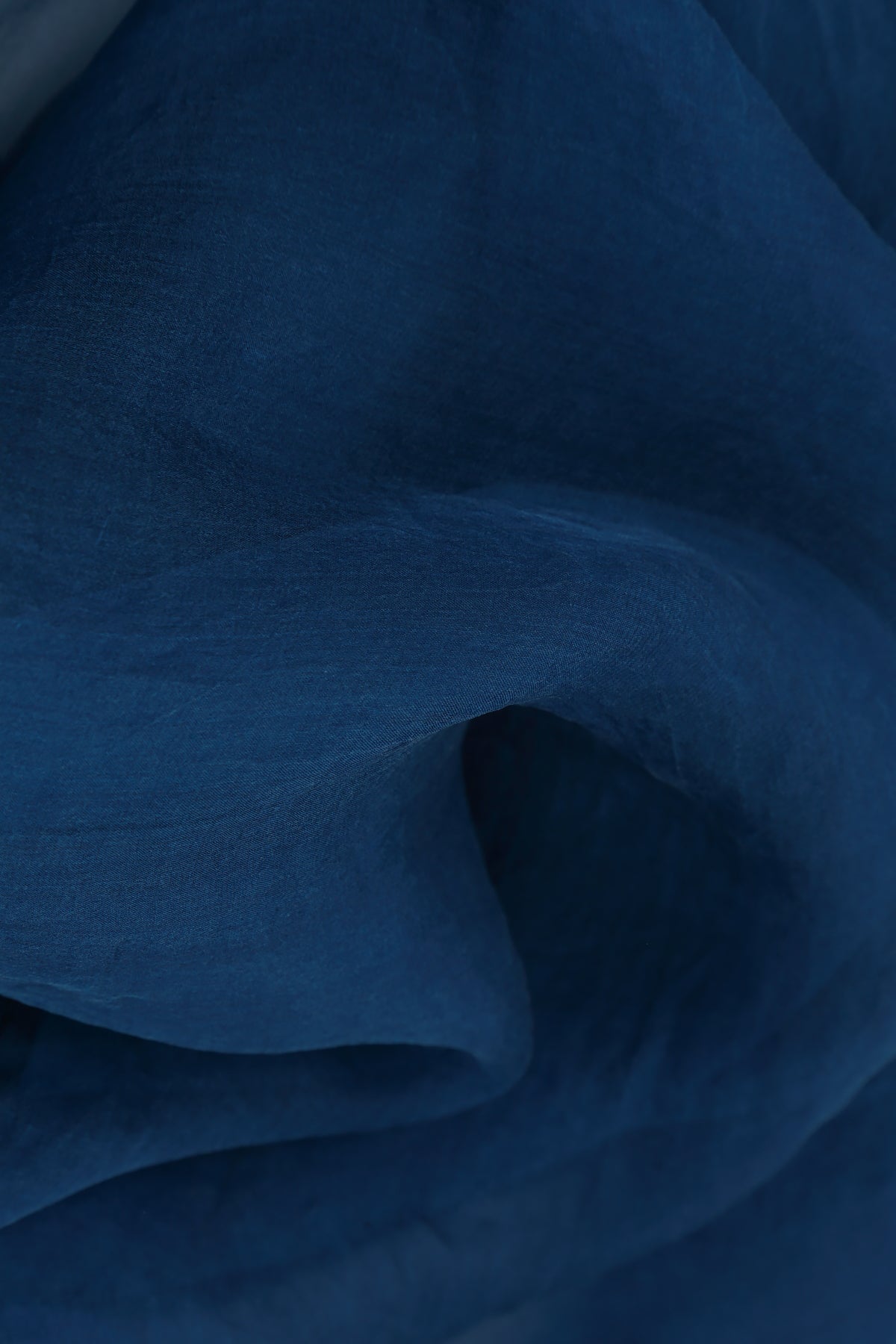 Flowy Cobalt Blue Silk Chiffon Jacket 5