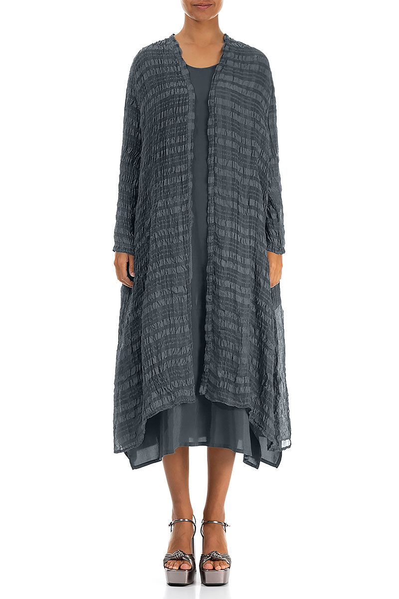 Flowy Graphite Light Silk Jacket 1