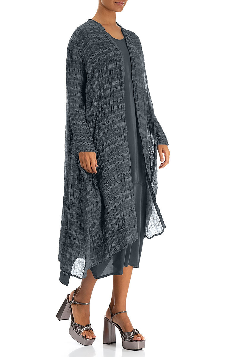 Flowy Graphite Light Silk Jacket 3