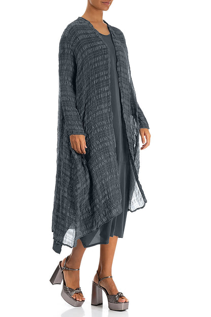 Flowy Graphite Light Silk Jacket 3