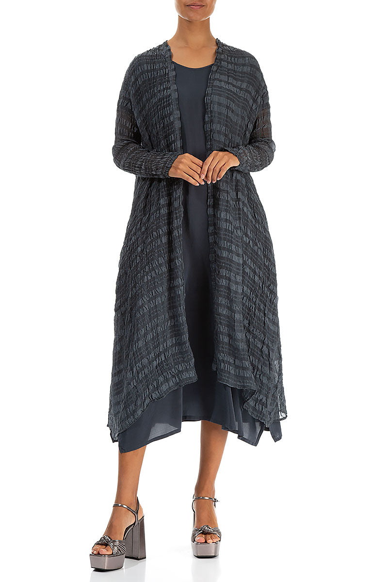 Flowy Graphite Light Silk Jacket 4