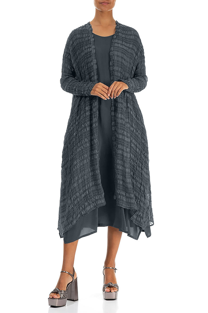 Flowy Graphite Light Silk Jacket 4