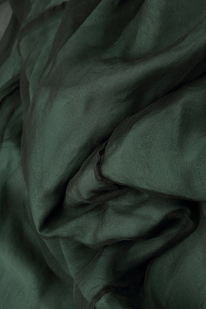 Flowy Sage Silk Chiffon Jacket 5